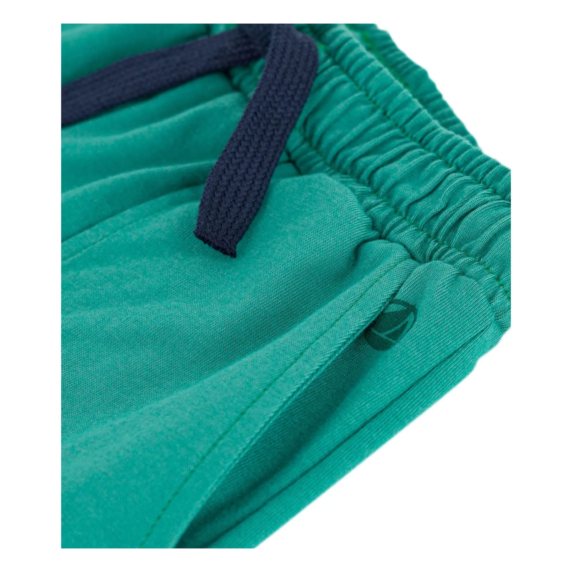 Bermuda Uni Coton Bio | Vert- Image produit n°1