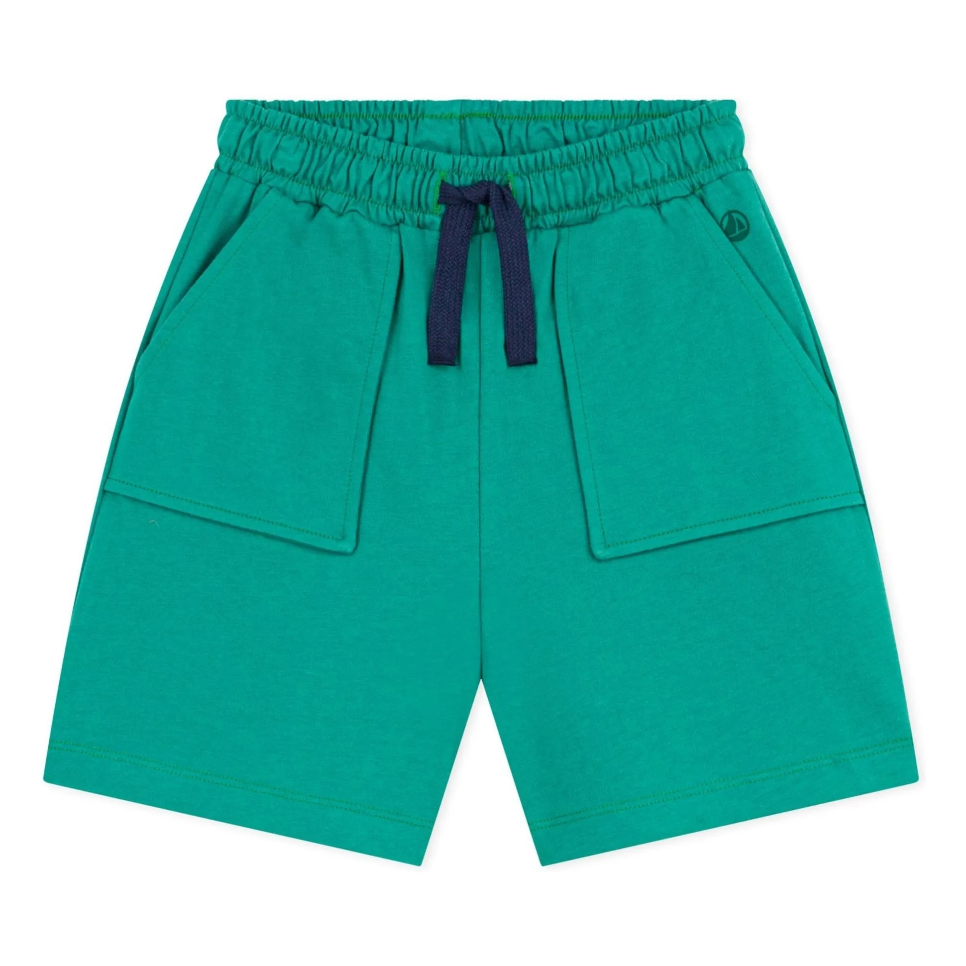 Bermuda Uni Coton Bio | Vert- Image produit n°0