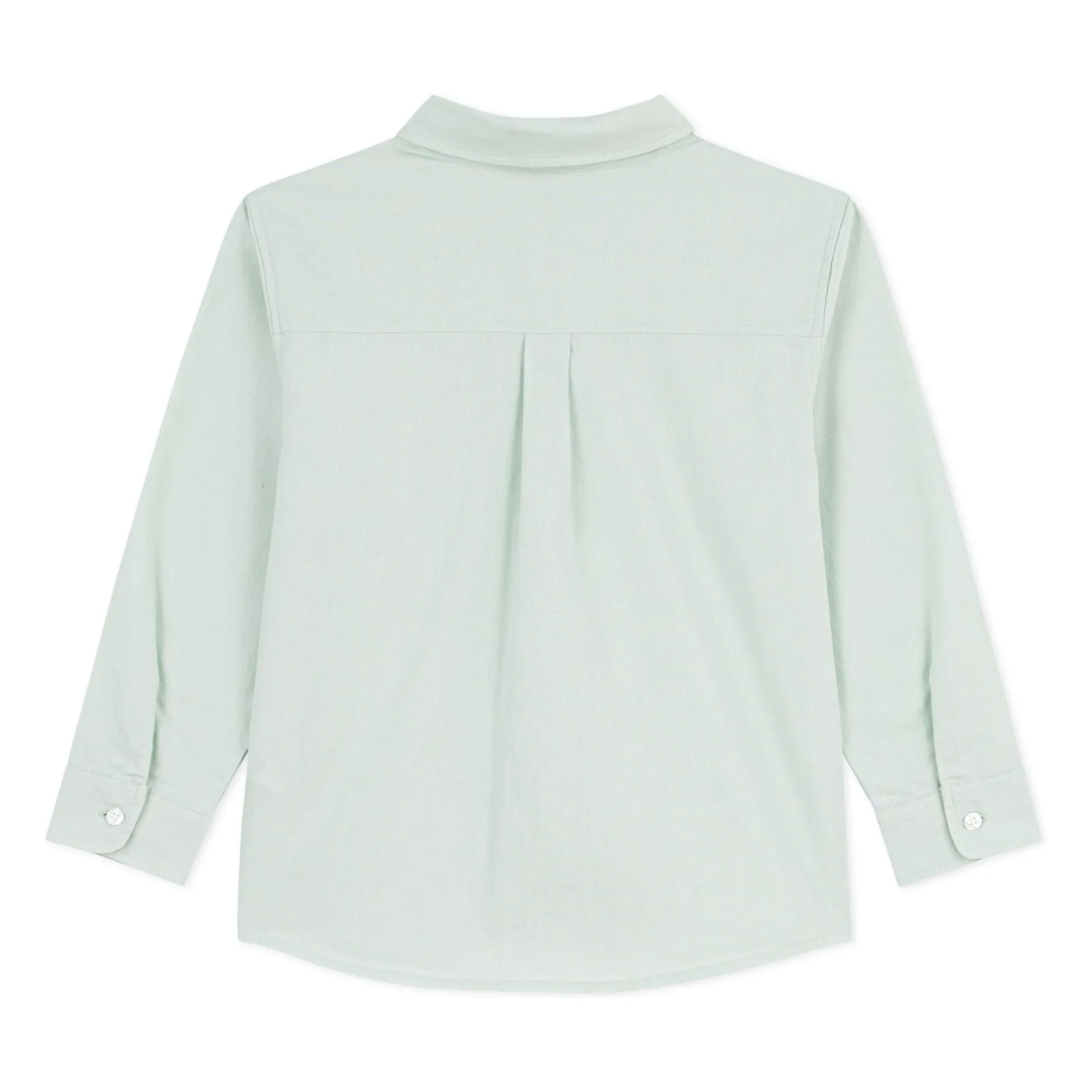 Chemise Unie Lin | Sauge- Image produit n°4