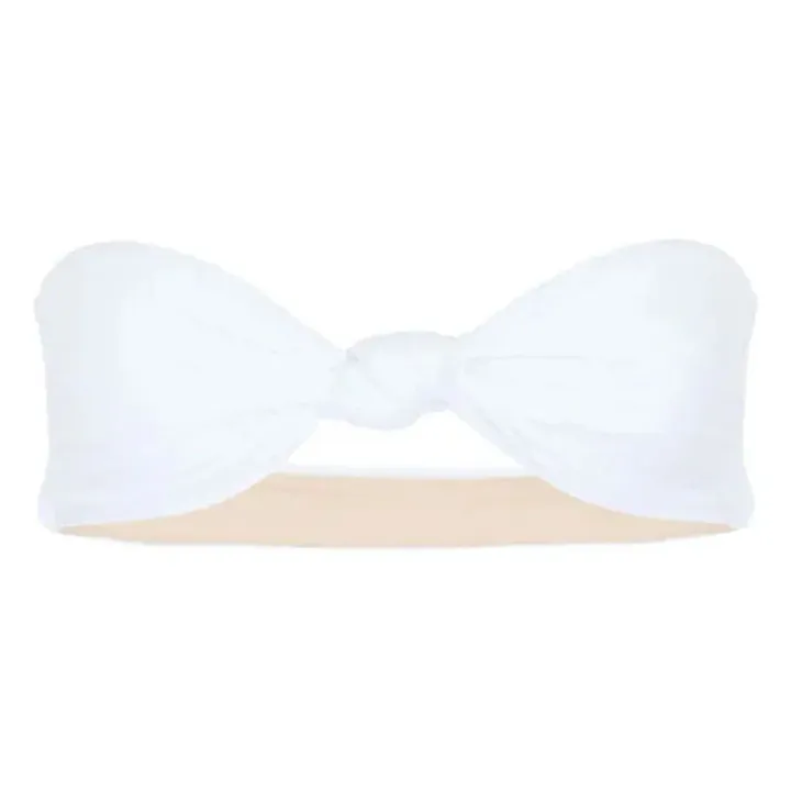 Haut de Maillot Le Bandeau Nœud | Ivoire- Image produit n°0