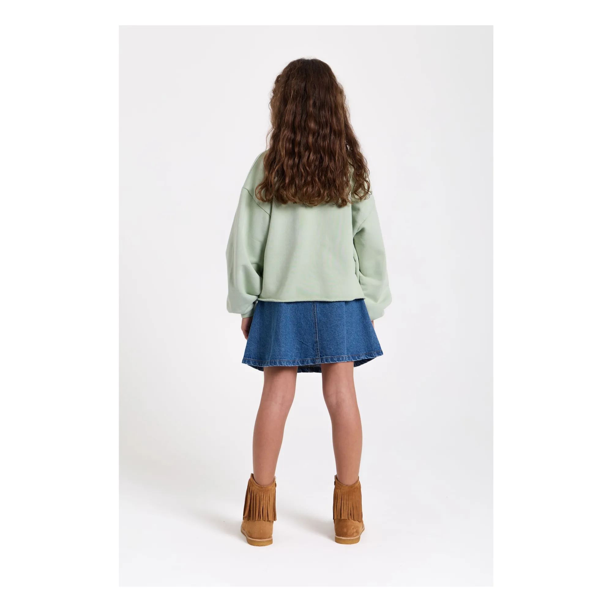 Sweat Belmont Coton Bio | Sauge- Image produit n°7
