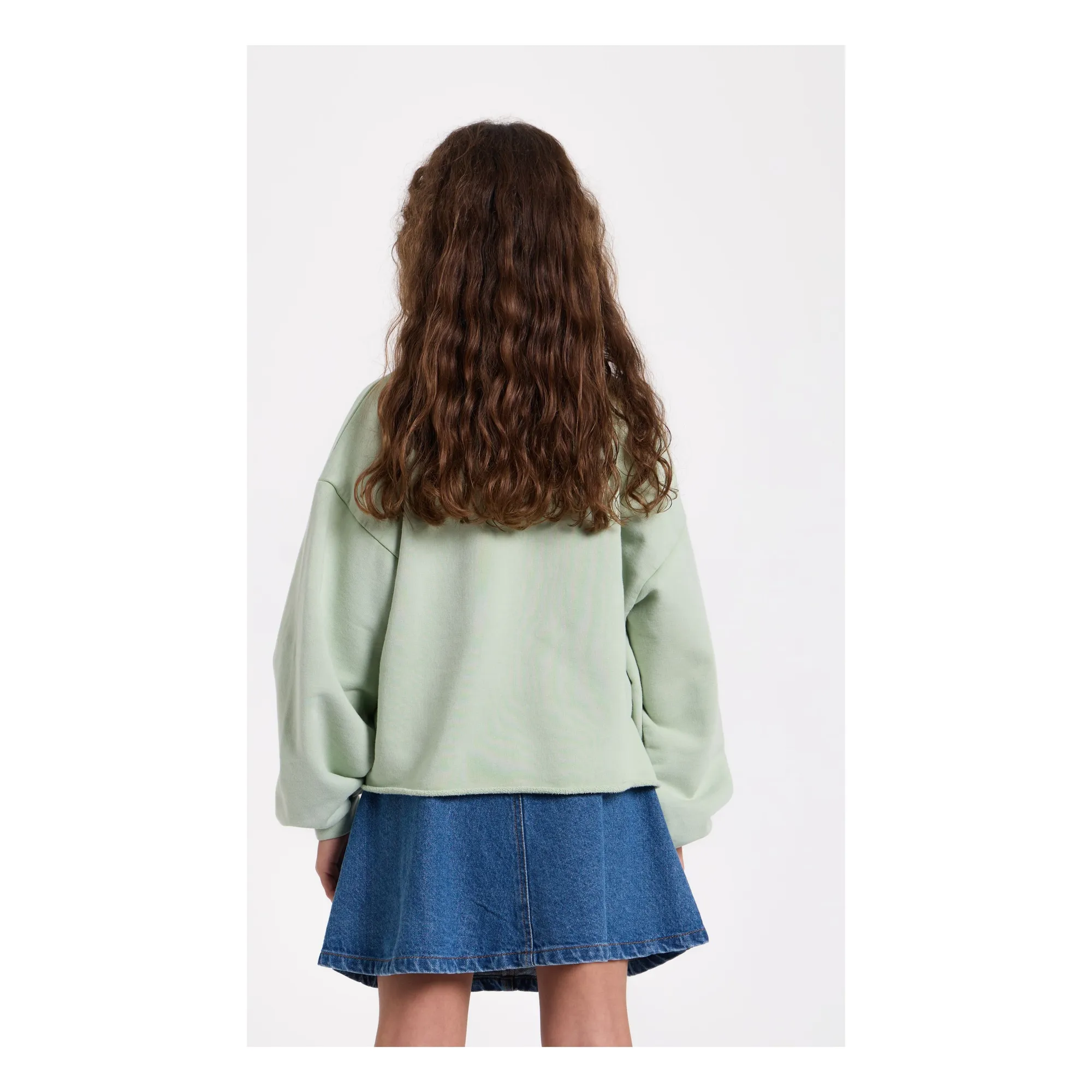 Sweat Belmont Coton Bio | Sauge- Image produit n°4