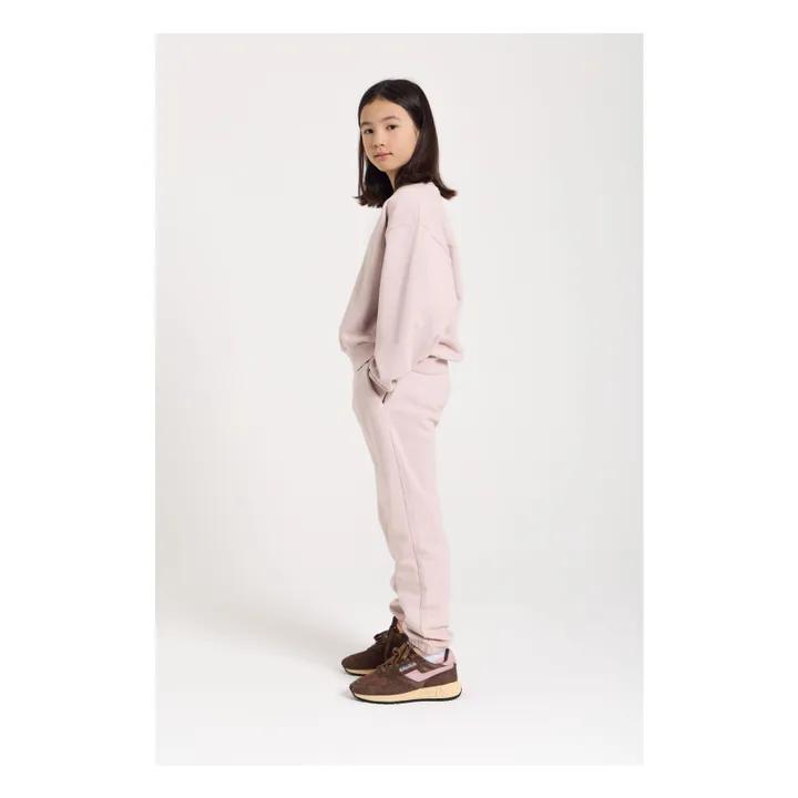 Jogger Kiwi Coton Bio | Rose pâle- Image produit n°2