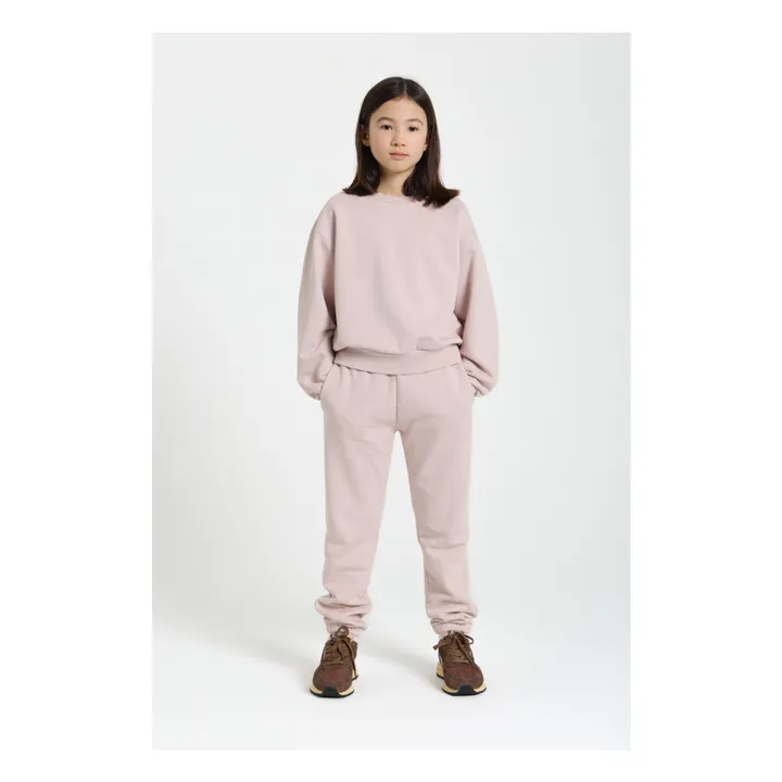 Jogger Kiwi Coton Bio | Rose pâle- Image produit n°1