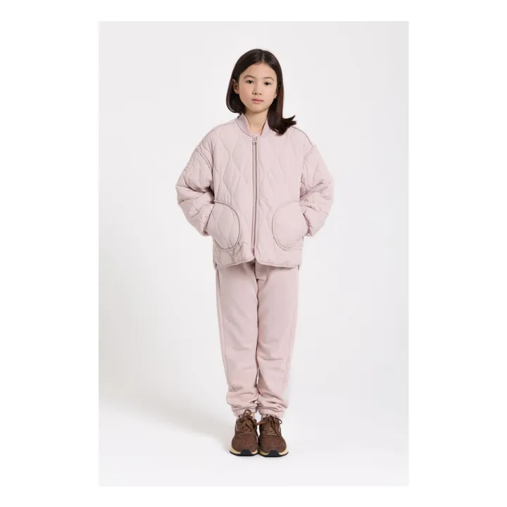 Jogger Kiwi Coton Bio | Rose pâle- Image produit n°6