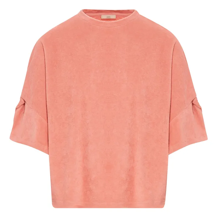 Sweat Eponge Gali Coton Bio | Rose- Image produit n°0