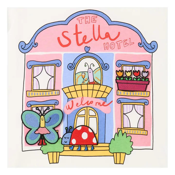 T-shirt Patches Organic cotton | Ivory- Product image n°1