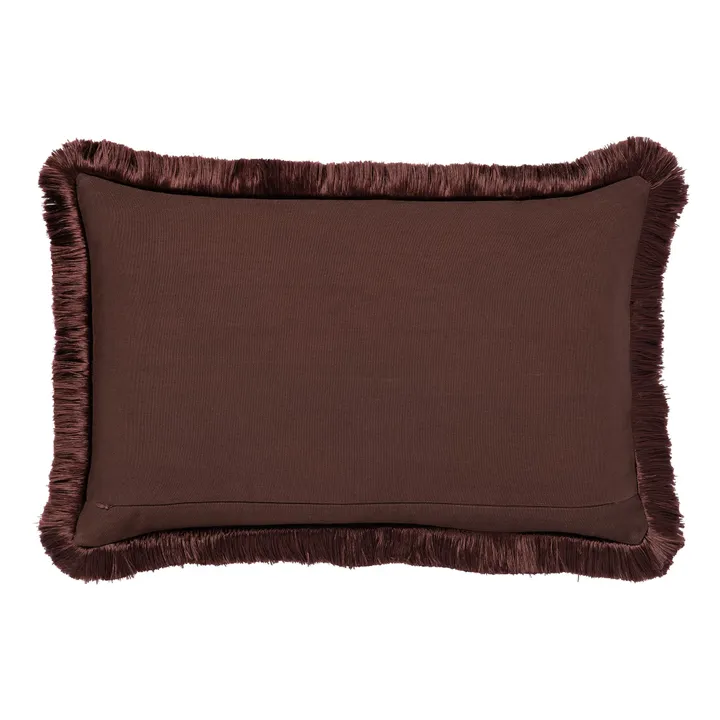 Housse de coussin Jackie | Chocolat- Image produit n°3