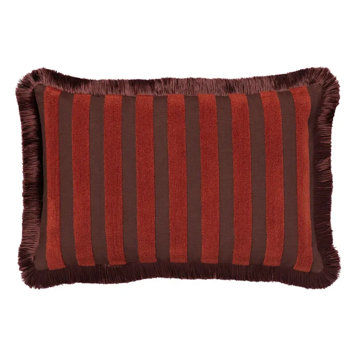 Housse de coussin Jackie | Chocolat- Image produit n°0