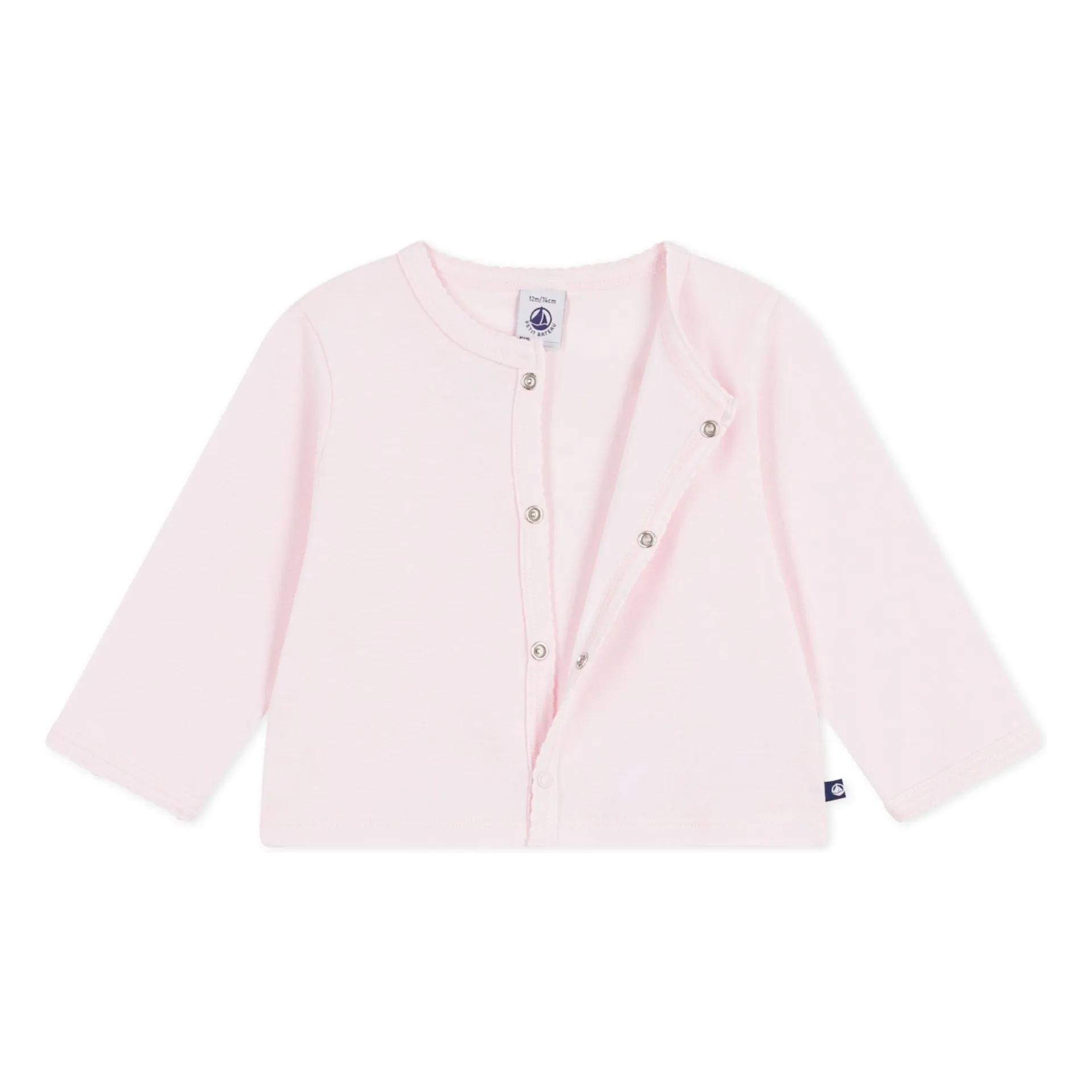 Gilet Uni | Rose pâle- Image produit n°2
