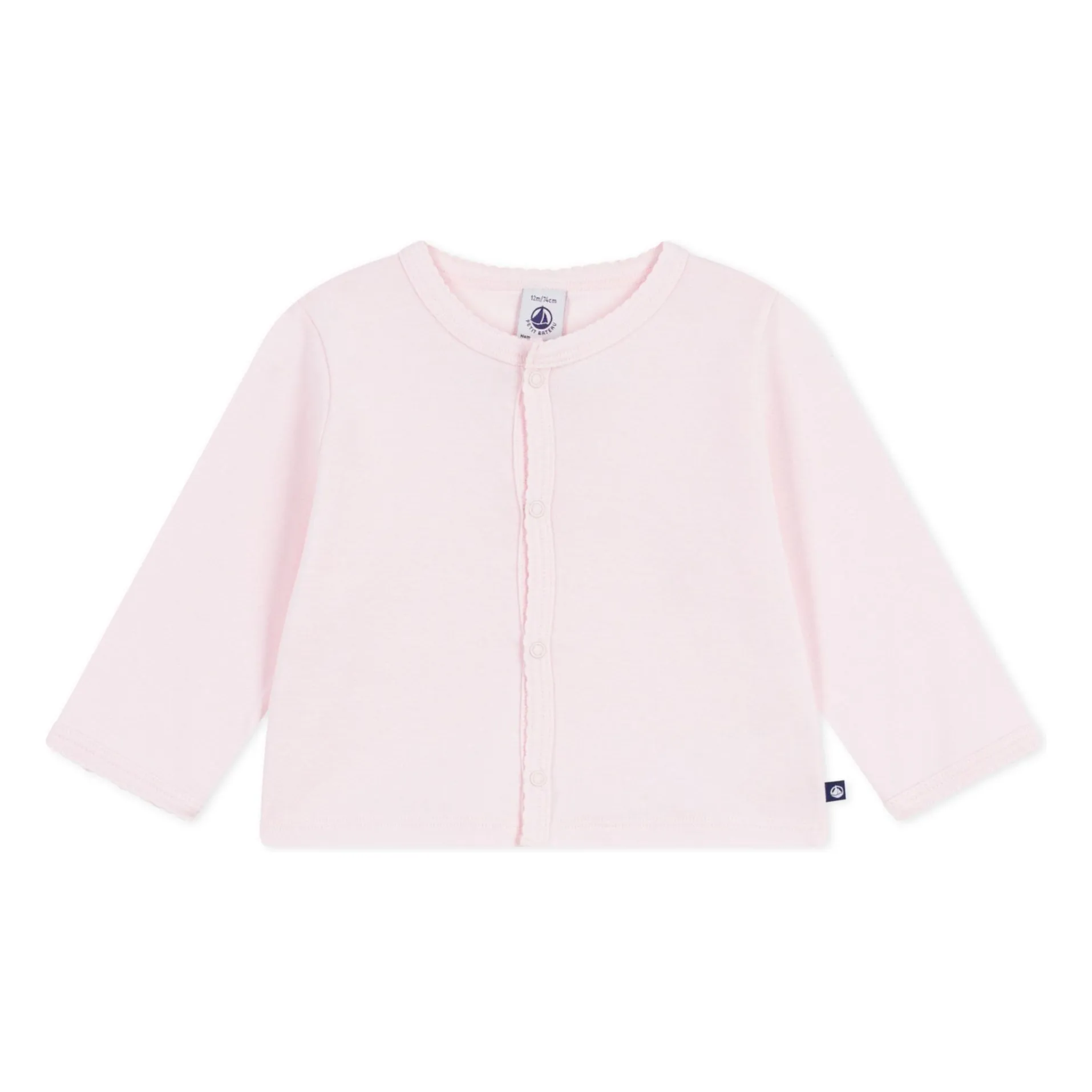 Gilet Uni | Rose pâle- Image produit n°0