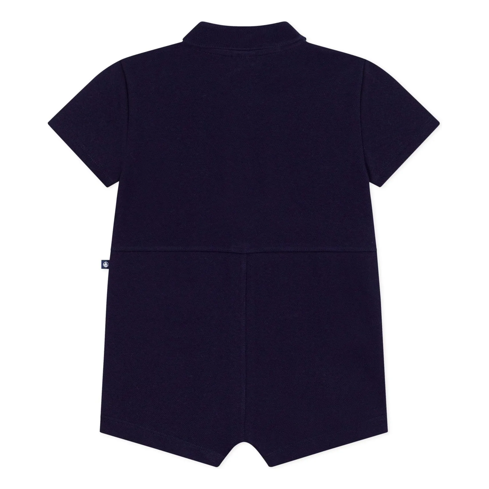Combishort Col Polo | Bleu foncé- Image produit n°2