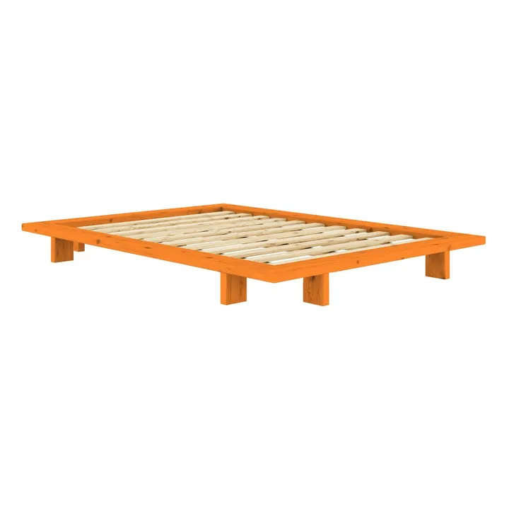 Lit en bois Japan | Orange- Image produit n°0