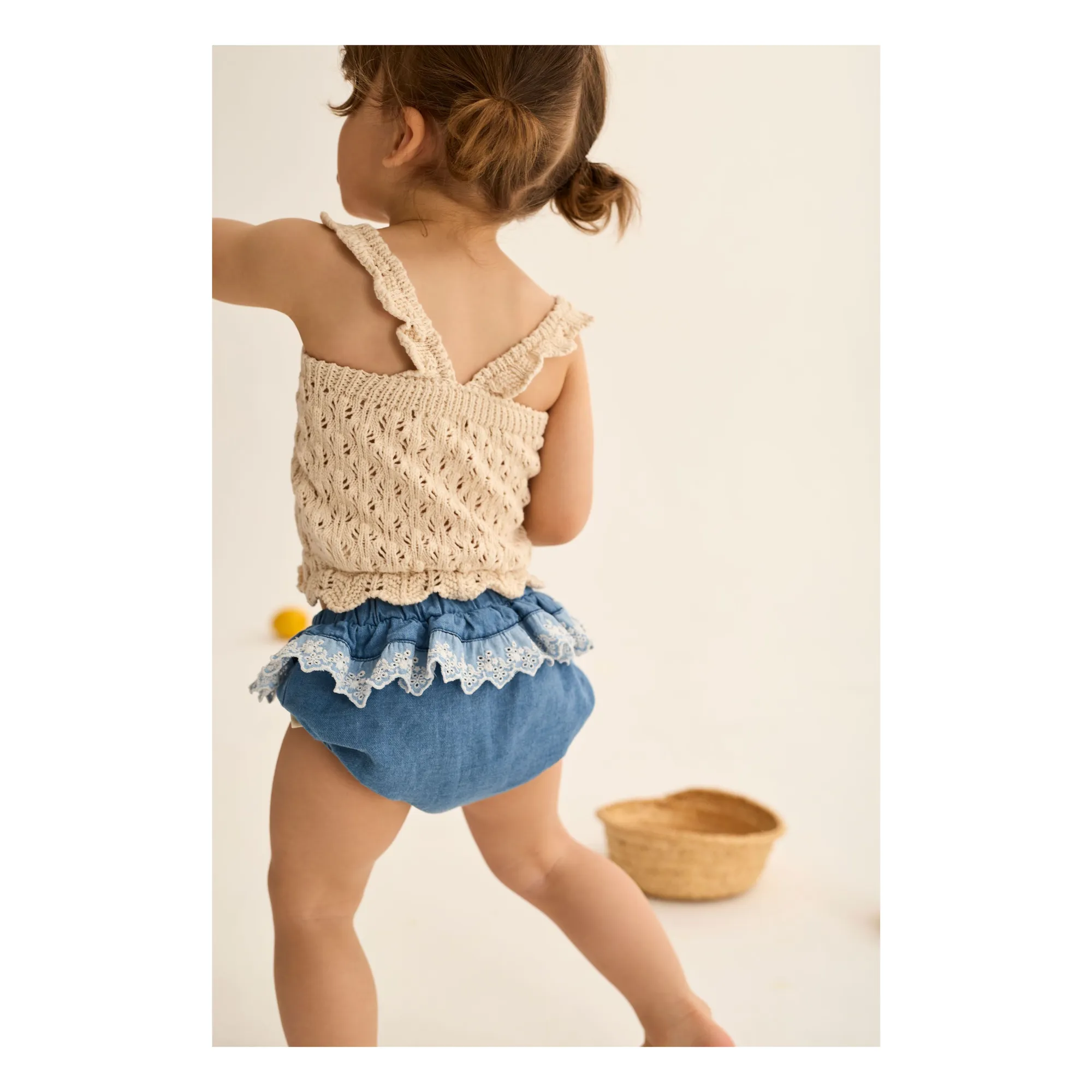 Bloomer Denim Tulip | Bleu- Image produit n°1
