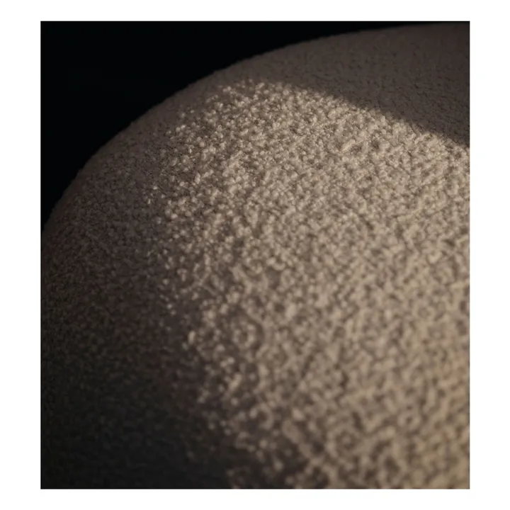 Fauteuil en tissu bouclé Rico Piccolo | Crème- Image produit n°5