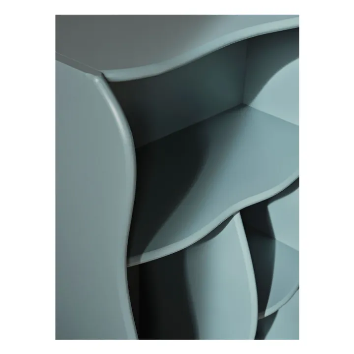 Bibliothèque Slope | Bleu gris- Image produit n°3