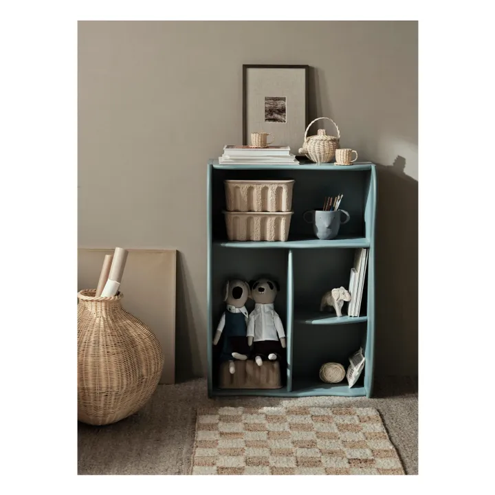Bibliothèque Slope | Bleu gris- Image produit n°2