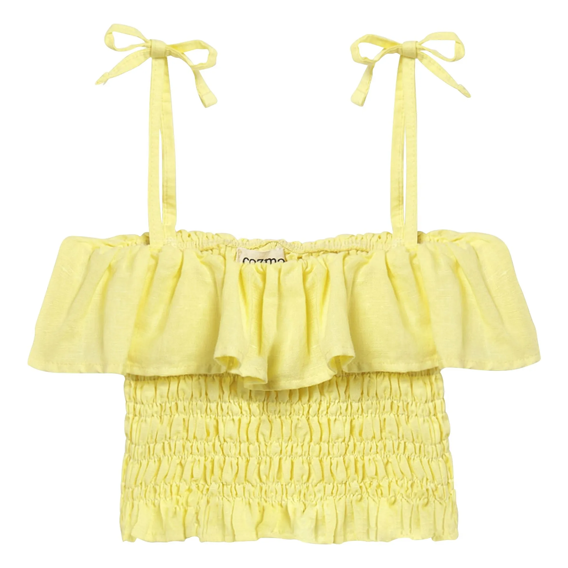 Top Bellis Lin | Jaune- Image produit n°0