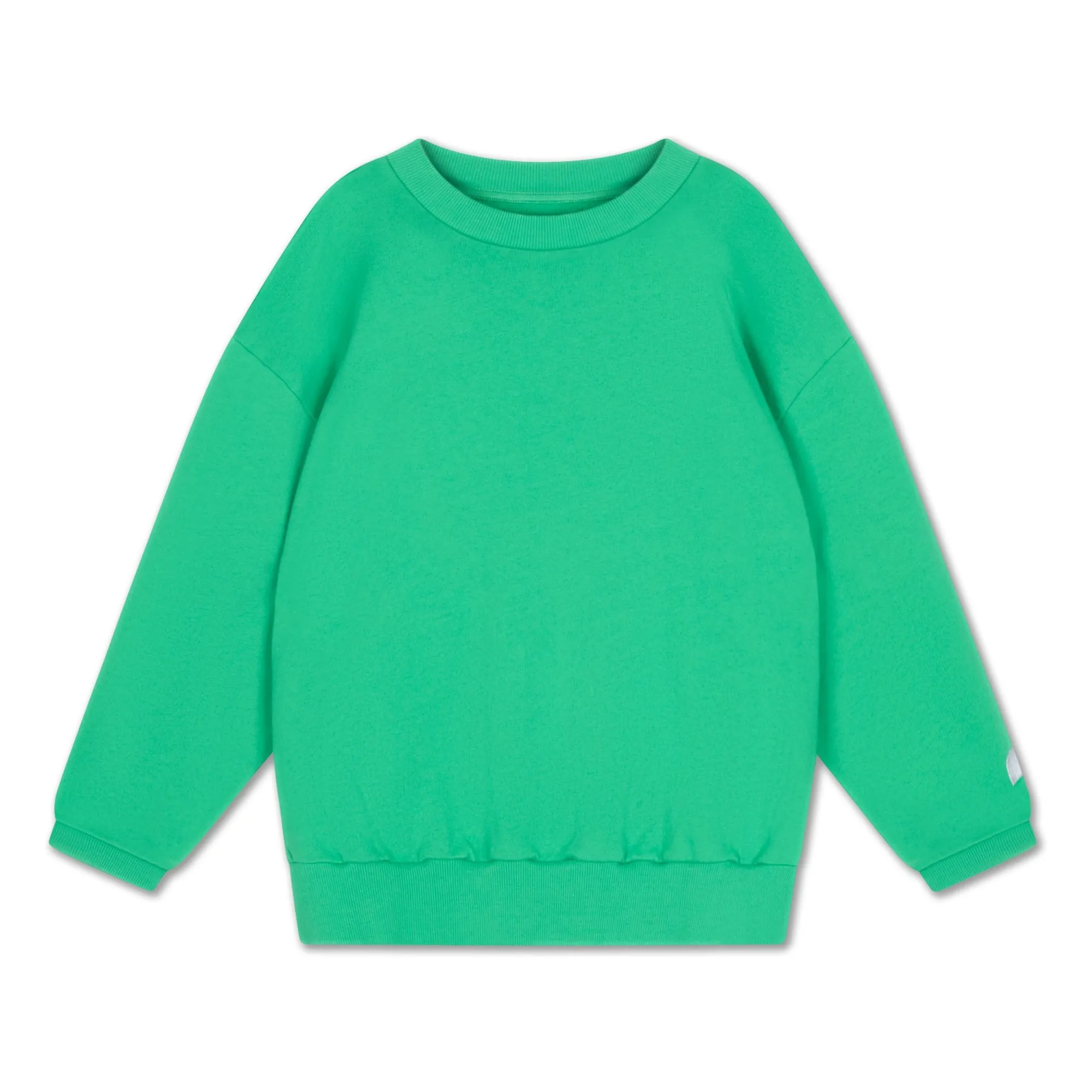 Sweat Oversized Cozydrop Coton Bio | Vert- Image produit n°0