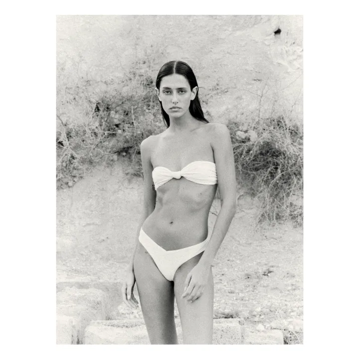 Haut de Maillot Le Bandeau Nœud | Ivoire- Image produit n°3