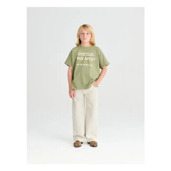 N°14 Pantalones Algodón Reciclado | Gris- Imagen del producto n°1