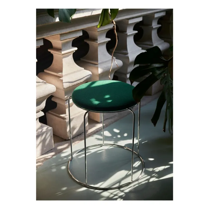 Assise pour tabouret Wire VP11, Verner Panton | Vert émeraude- Image produit n°2