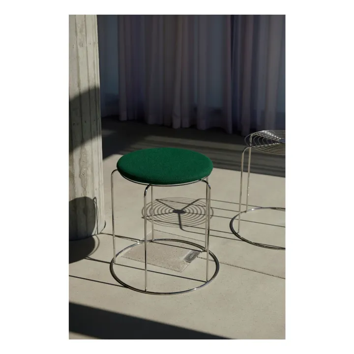 Assise pour tabouret Wire VP11, Verner Panton | Vert émeraude- Image produit n°1