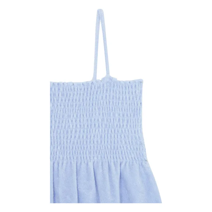 Robe Midi Éponge Bio | Ice blue- Image produit n°1