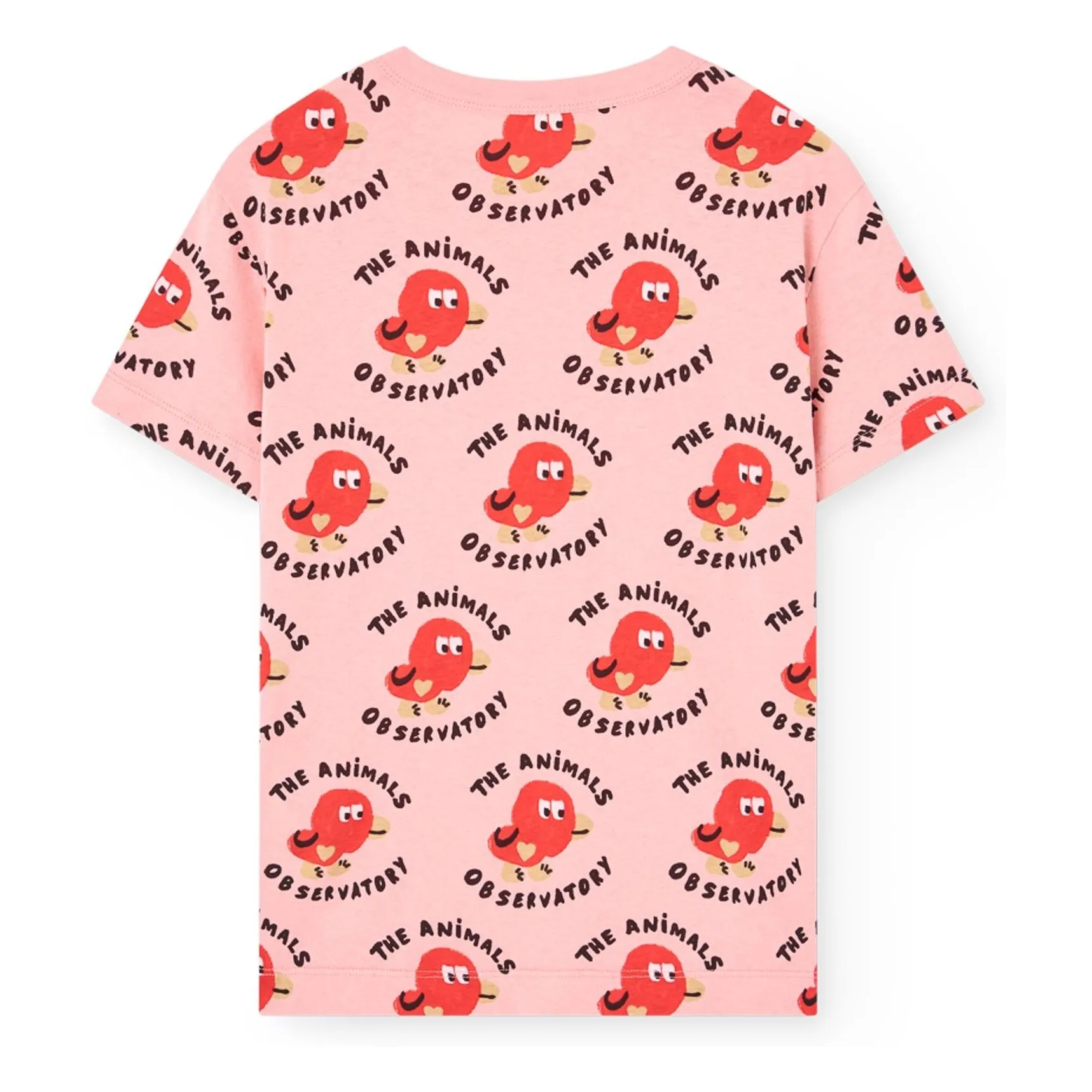 T-shirt Rooster Poussins Coton Bio | Rose- Image produit n°1