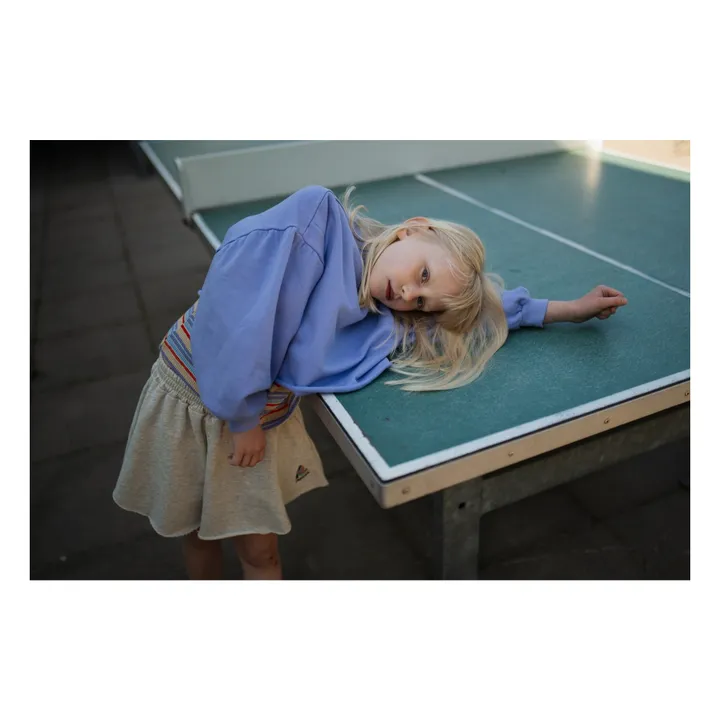 Sudadera de algodón orgánico con logotipo | Lila- Imagen del producto n°3