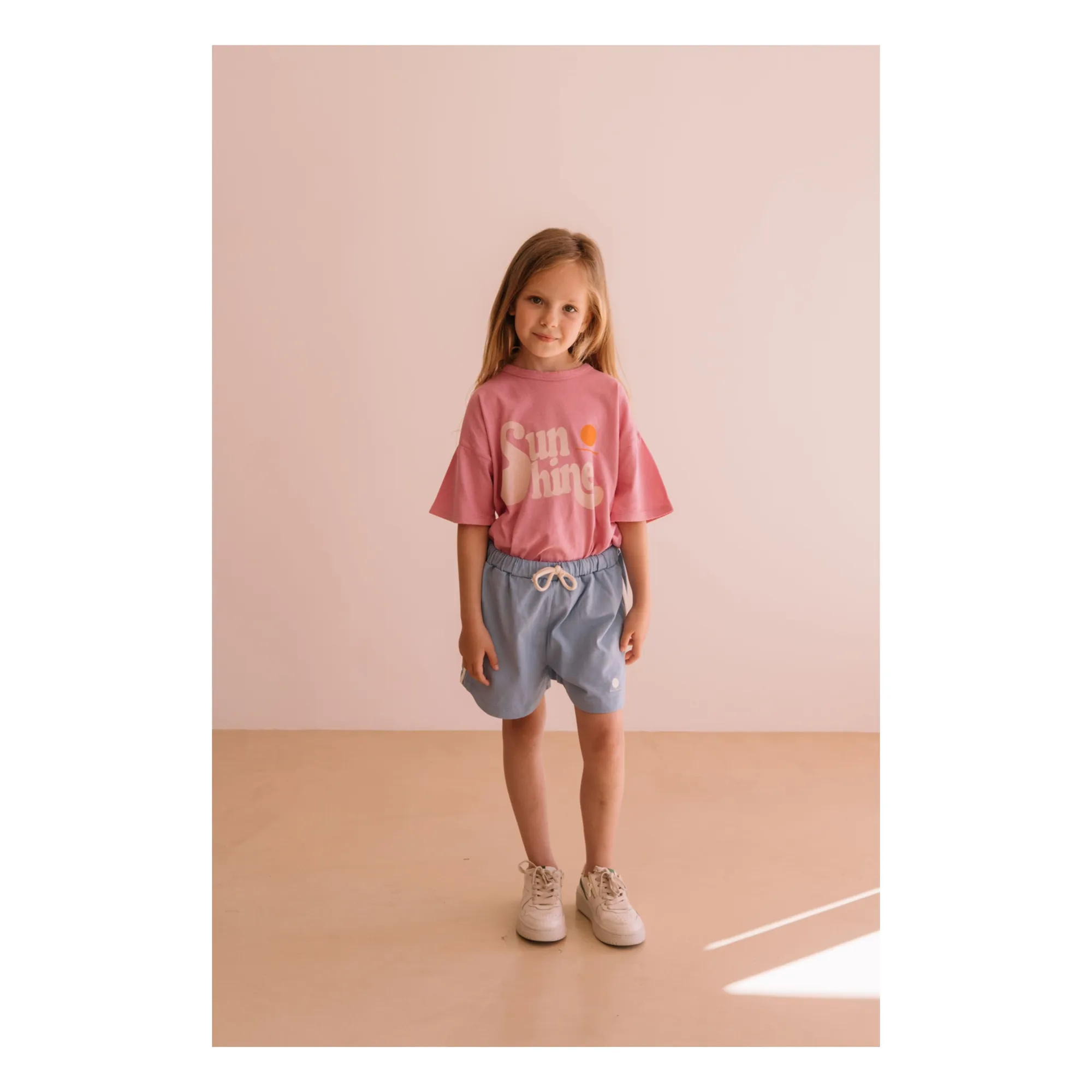 Camiseta Dylan Sunshine Algodón orgánico | Rosa- Imagen del producto n°1