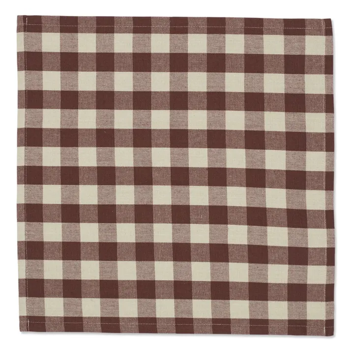 Serviettes Bothy - Set de 4 | Marron- Image produit n°2