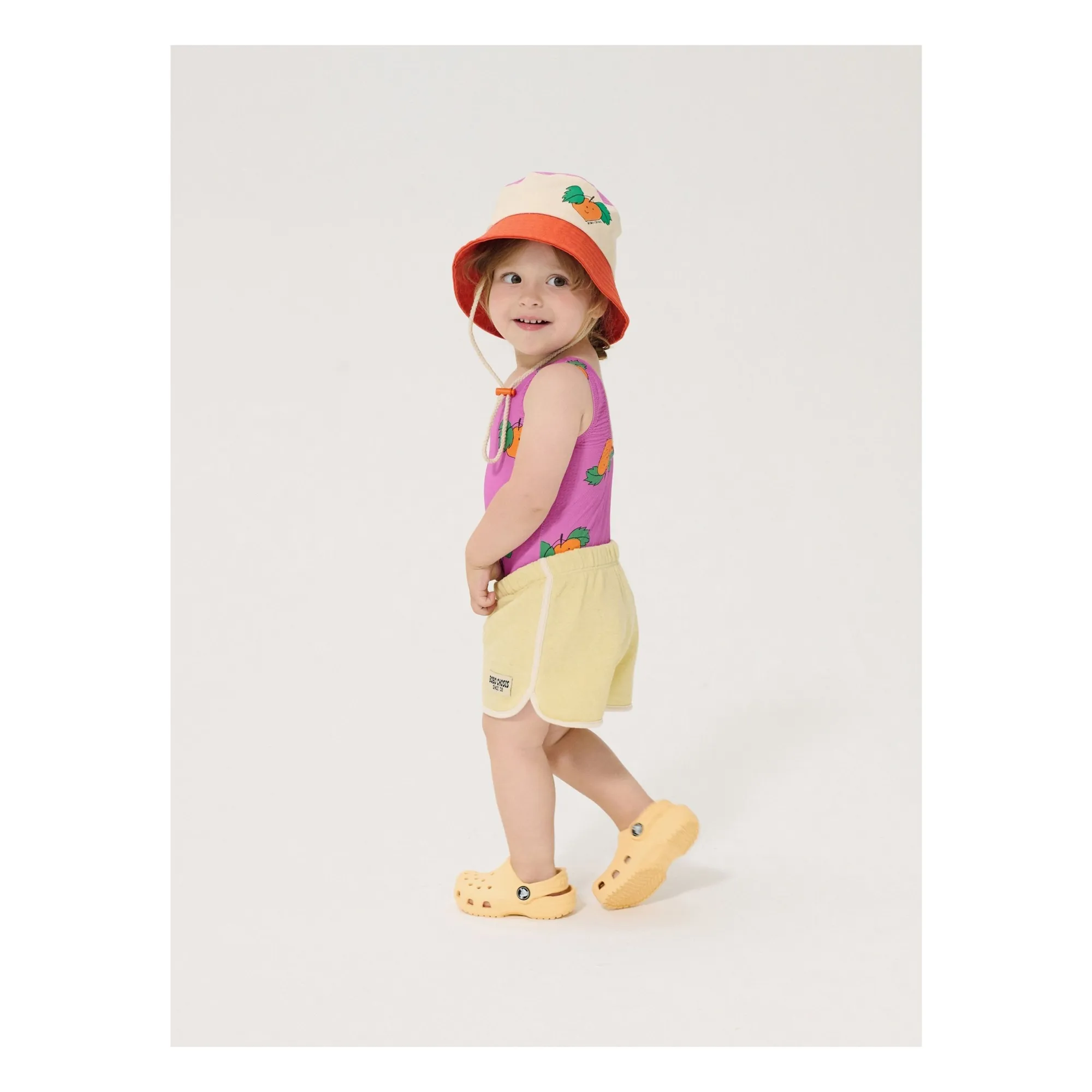 Chapeau Colorblock Fibres Recyclées | Orange- Image produit n°2