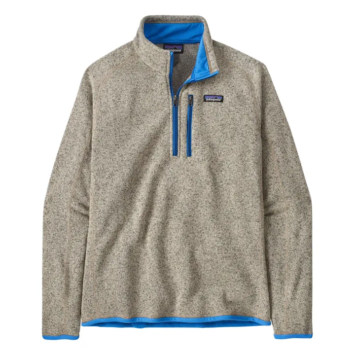 Polaire Zippée Better Sweater Fibres Recyclées | Beige chiné- Image produit n°0