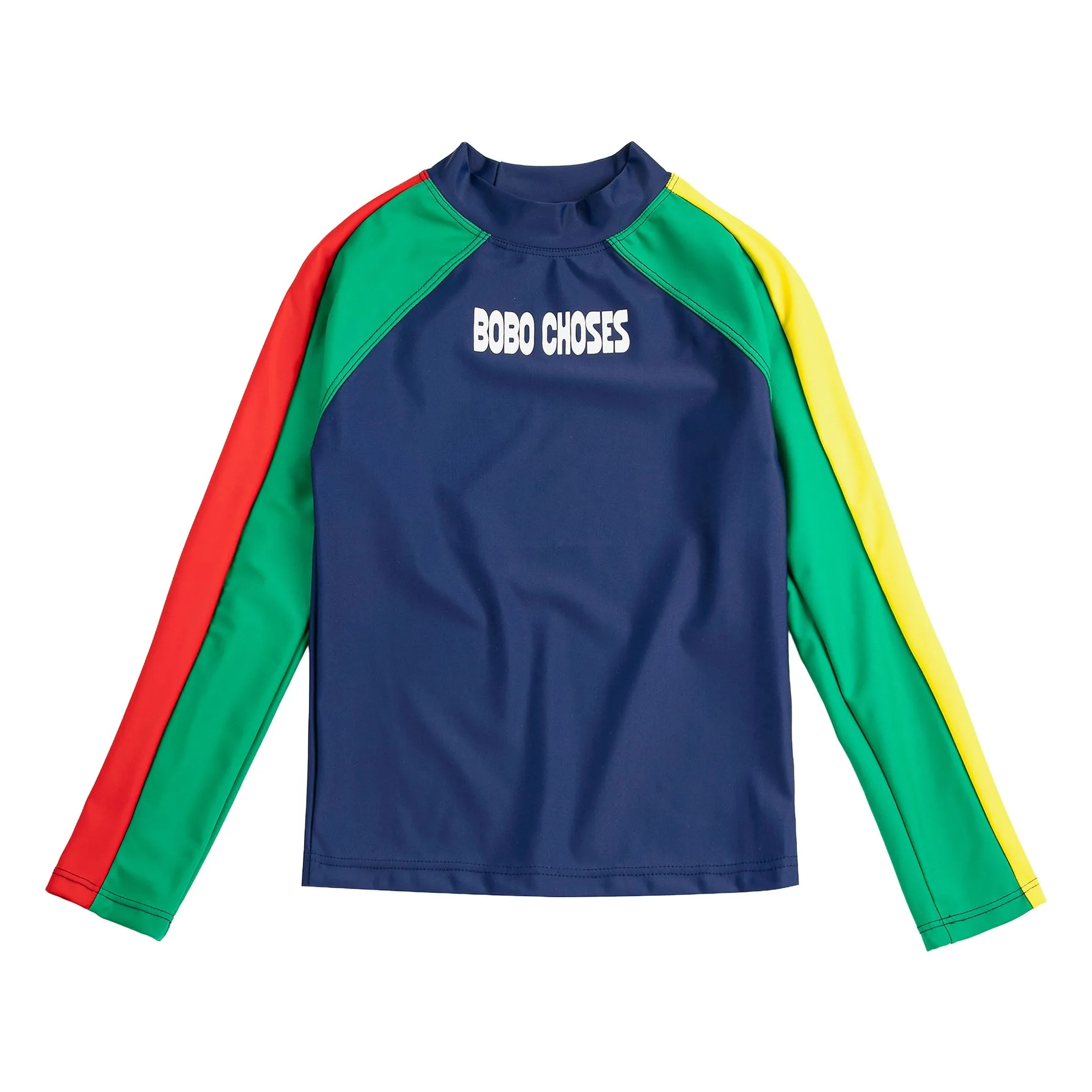 T-shirt de Bain Anti-UV Bobo Choses Fibres Recyclées | Bleu marine- Image produit n°0