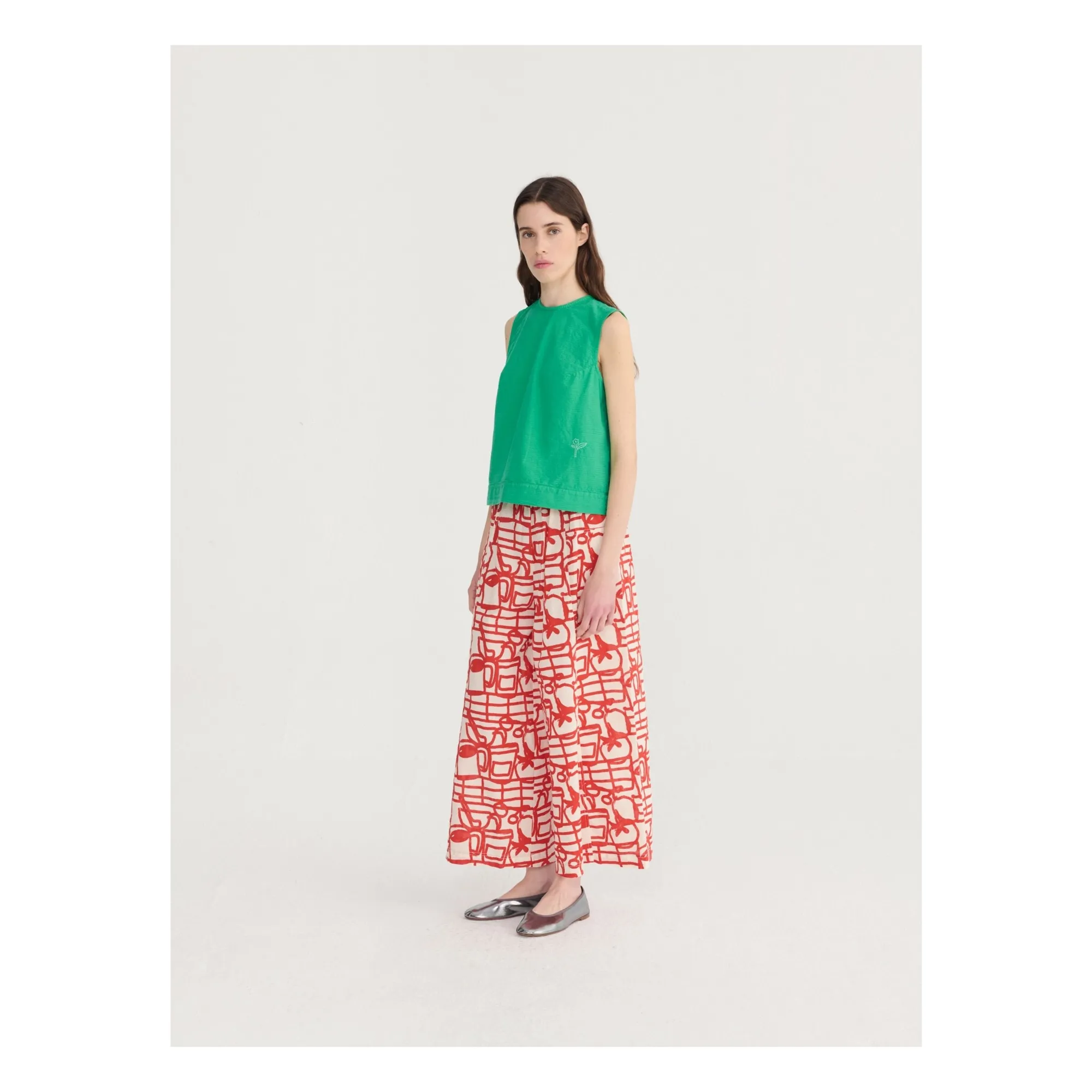 Top Coton Bio | Vert- Image produit n°1
