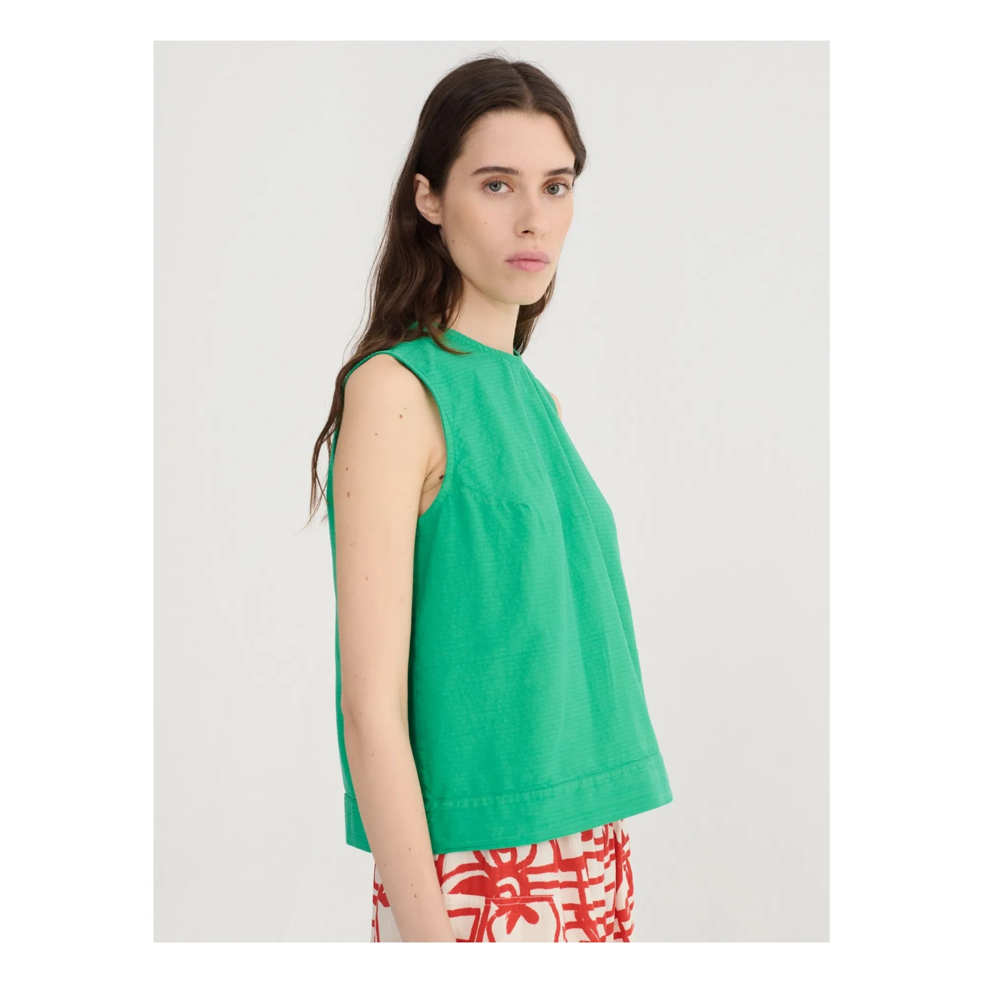 Top Coton Bio | Vert- Image produit n°2