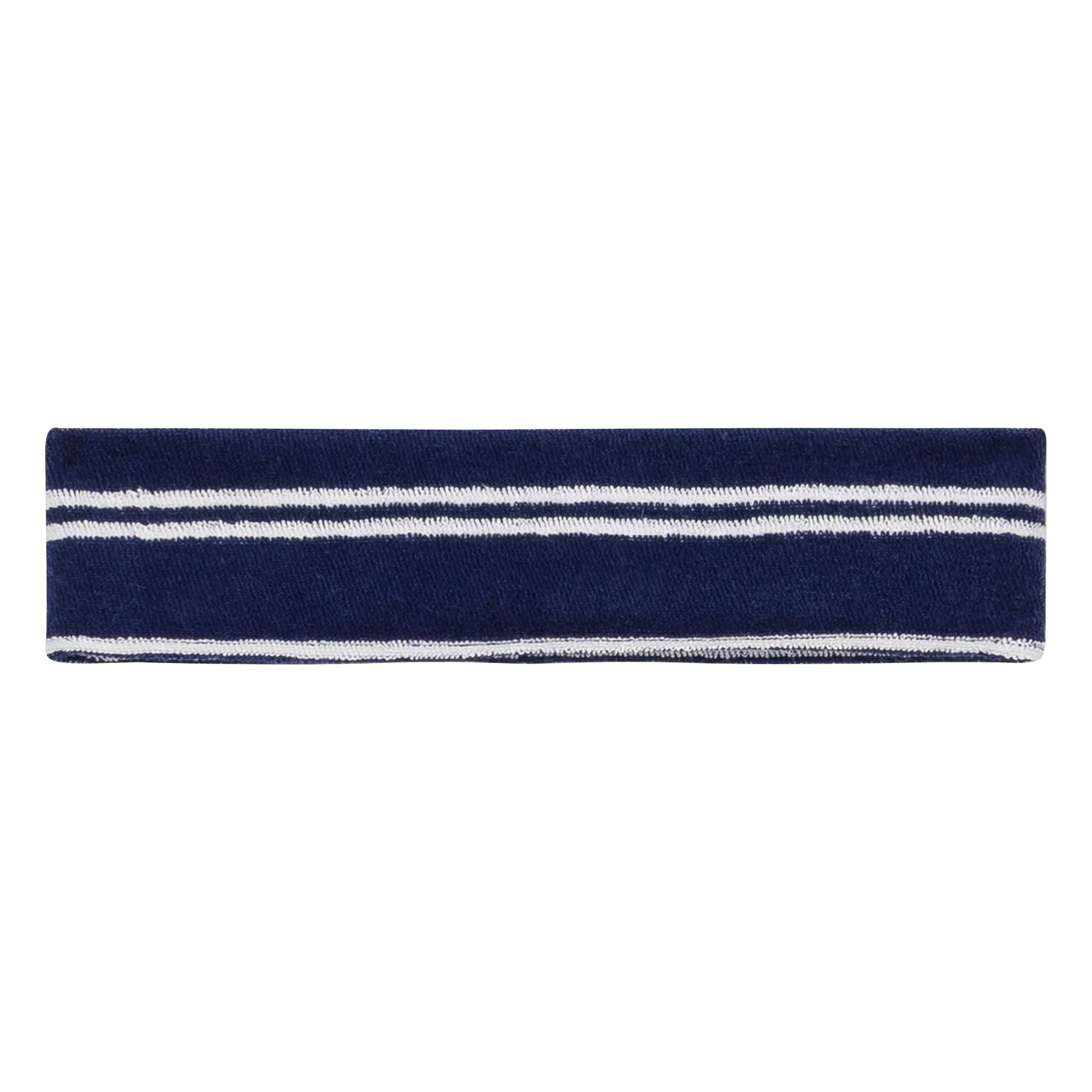 Bandeau Bjorn Rayé Eponge Coton Bio | Bleu marine- Image produit n°0