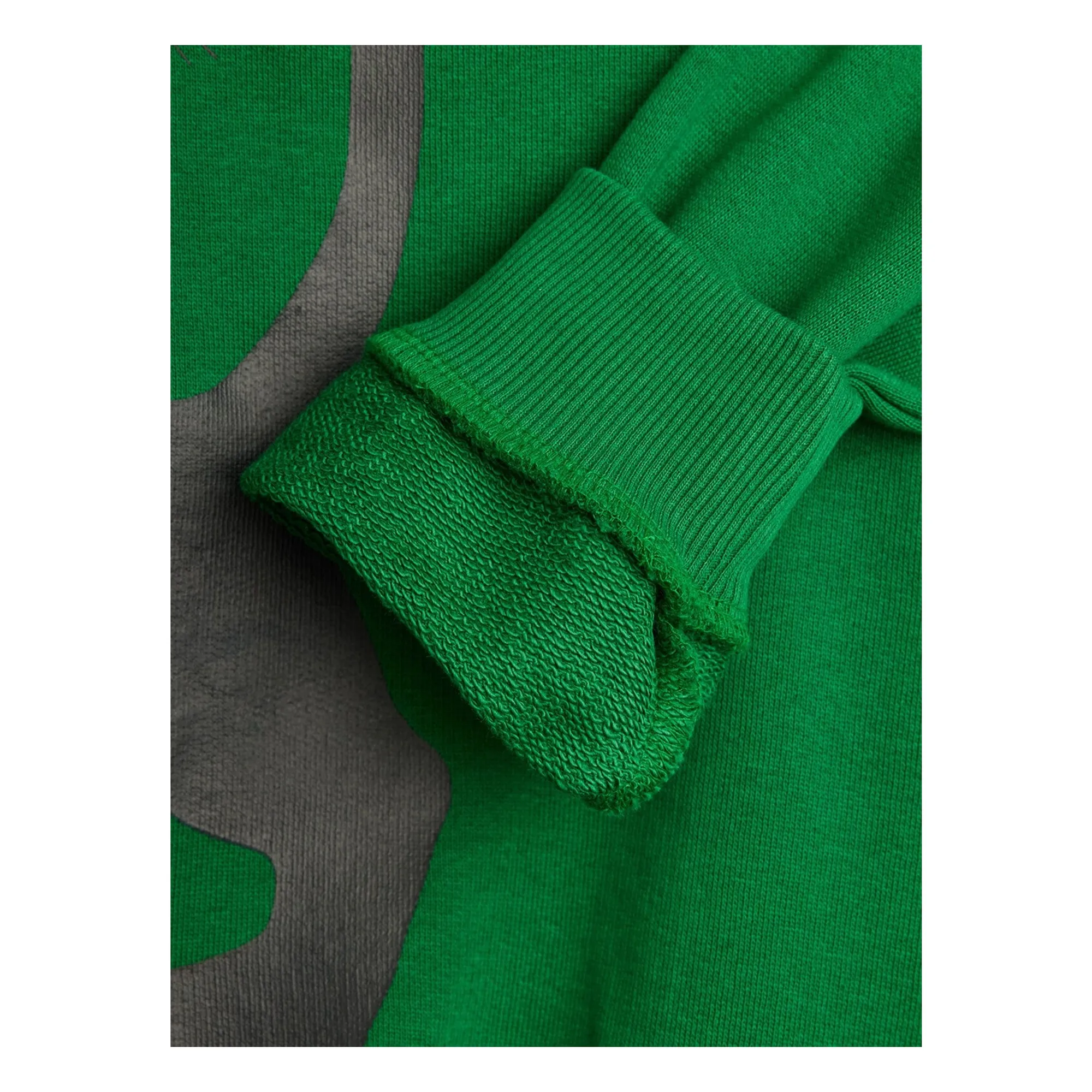 Sweat Panthère Coton Bio | Vert- Image produit n°2