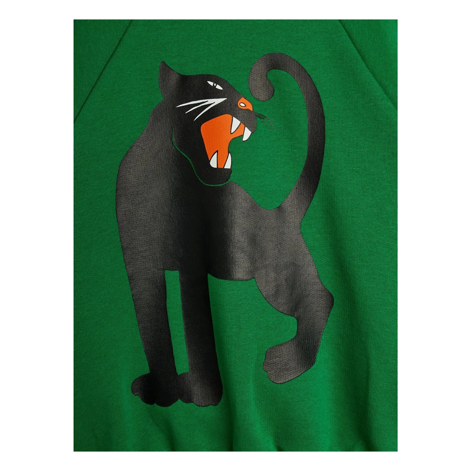 Sweat Panthère Coton Bio | Vert- Image produit n°1
