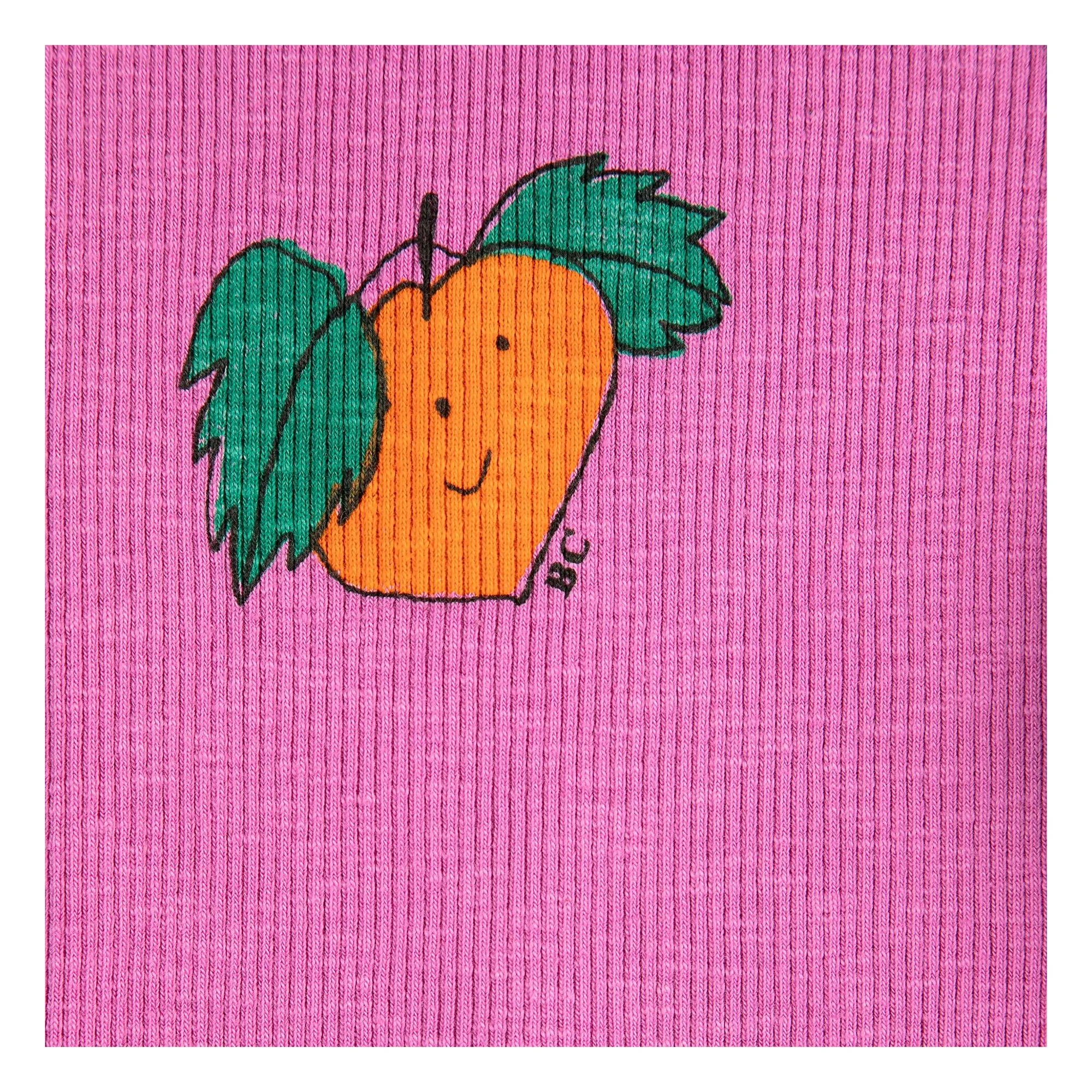 Legging Oranges Coton Bio | Violet- Image produit n°2