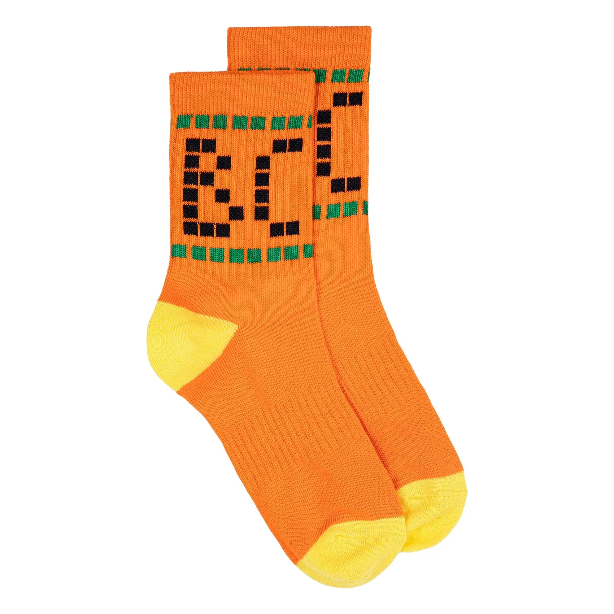 Lot de 2 Paires de Chaussettes Bobo Choses Coton Bio | Orange- Image produit n°4