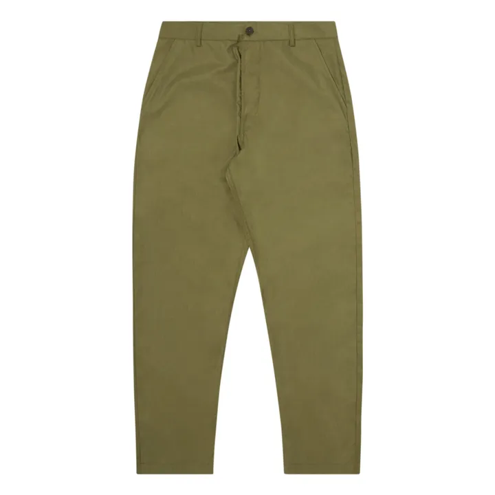 Pantalon Military Chino Fibres Recyclées | Vert olive- Image produit n°0