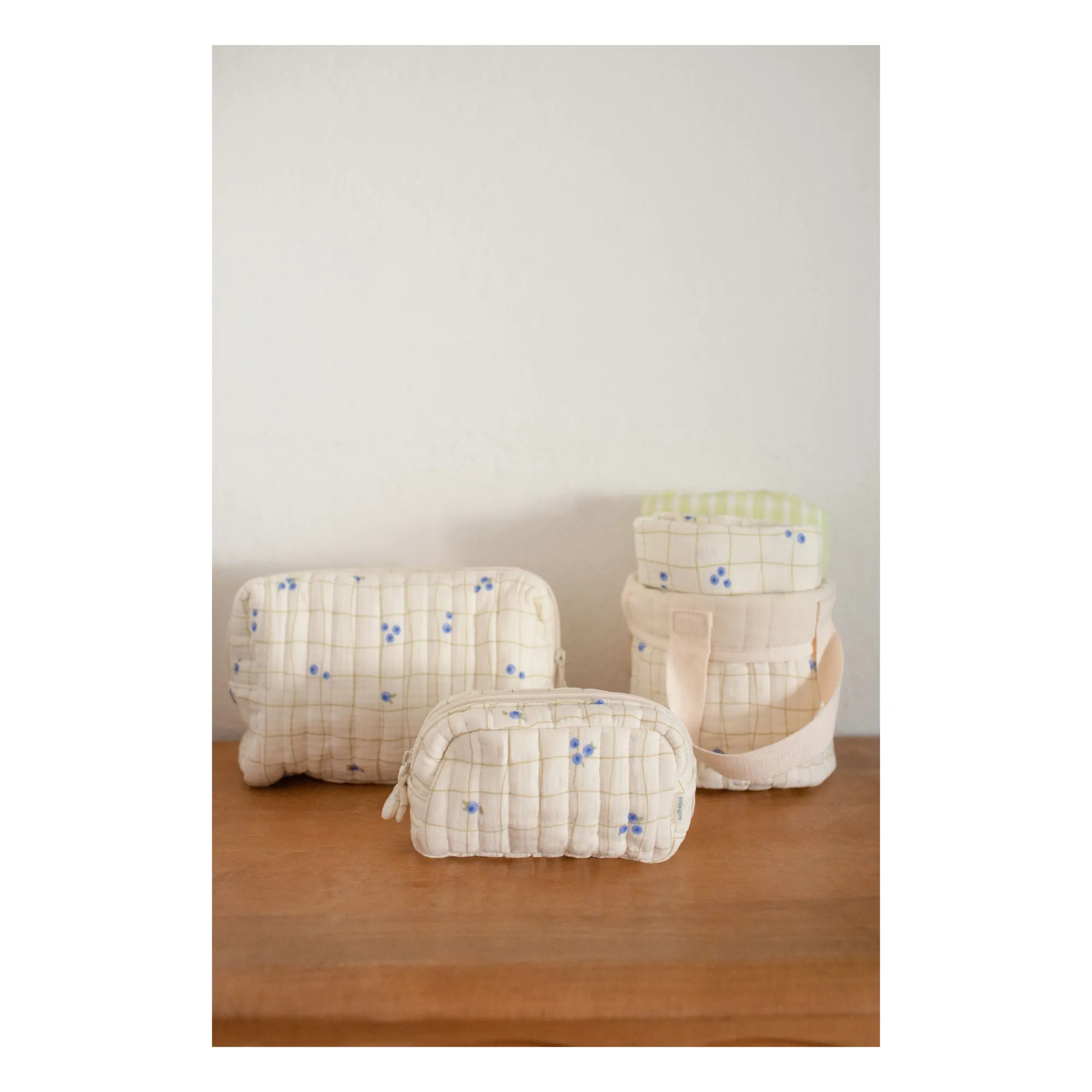 Panier de rangement Blueberries en coton bio- Image produit n°2
