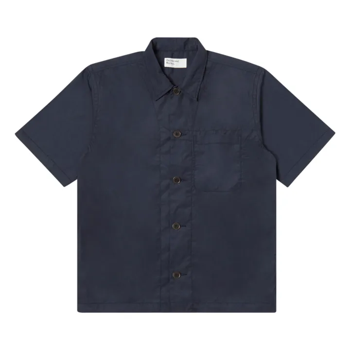 Chemise Tech Fibres Recyclées | Bleu marine- Image produit n°0