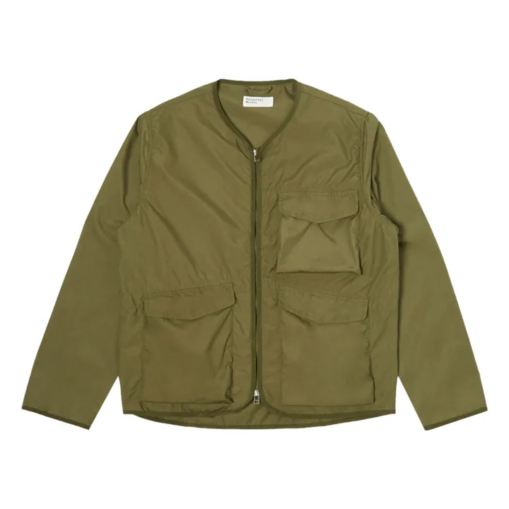 Veste Parachute Fibres Reyclées | Vert olive- Image produit n°0