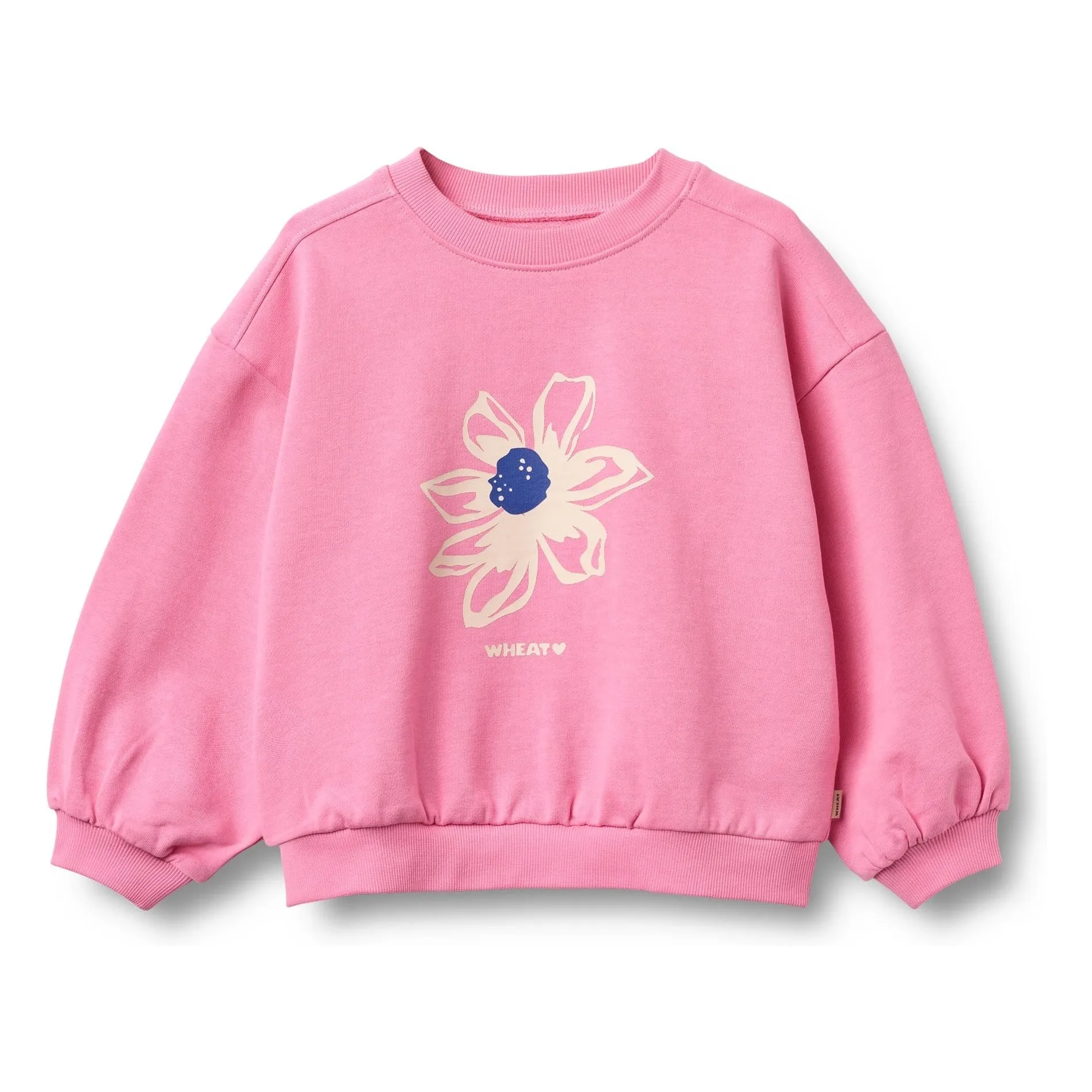 Sweat Eliza Fleurs Coton Bio | Rose- Image produit n°0