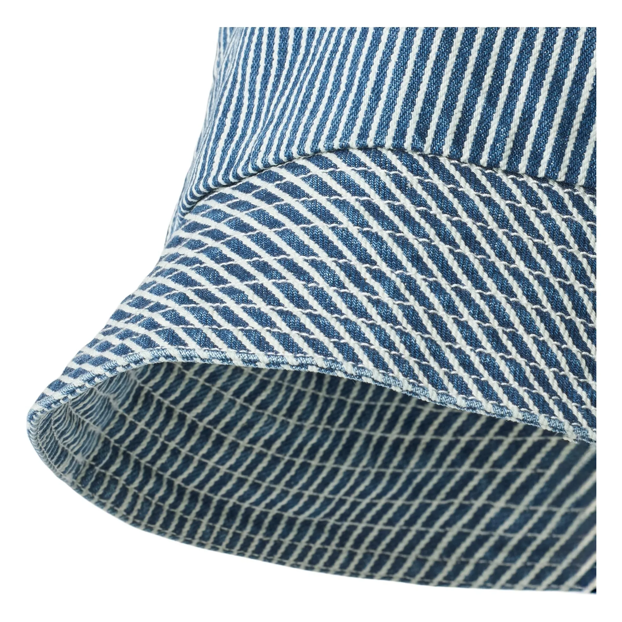 Bob Charlie Rayé Coton Bio | Bleu- Image produit n°2