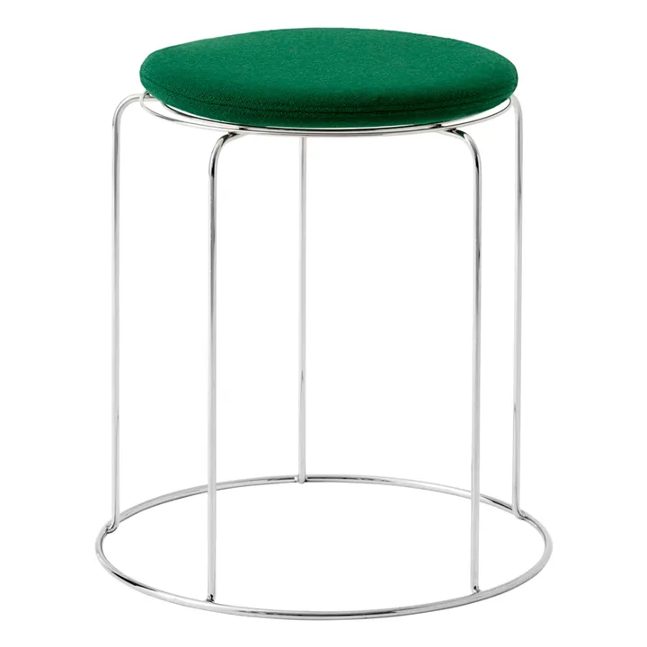 Assise pour tabouret Wire VP11, Verner Panton | Vert émeraude- Image produit n°3