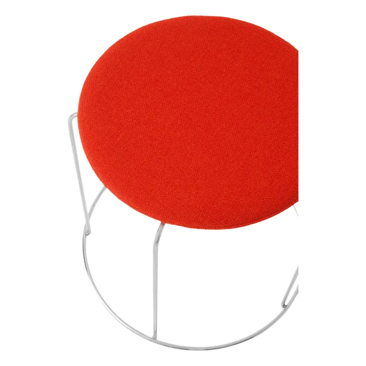 Assise pour tabouret Wire VP11, Verner Panton | Rouge coquelicot- Image produit n°4